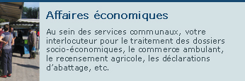 Affaires economiques